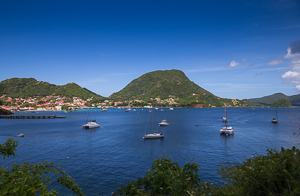 The main anchorage, Illes des Saints.